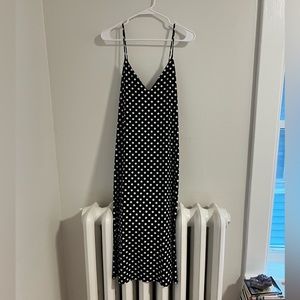 Zara polka dot maxi dress